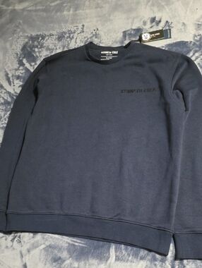 Kenneth Cole Men's Dark Navy Crewneck Sweatshirt